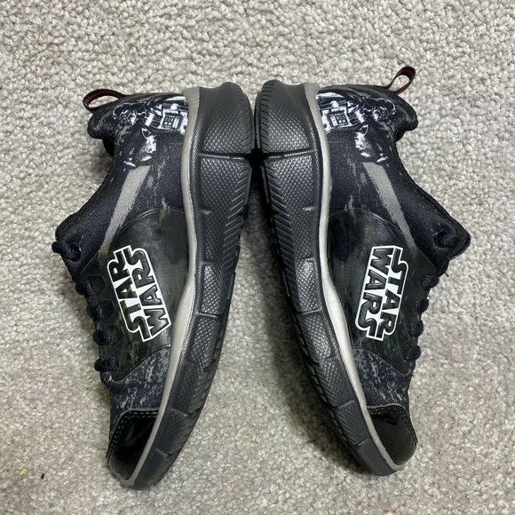 SKECHERS Youth EQUALIZER-MEGASONIC BLACK/RED STAR WARS 97020L Youth Size 12 - Picture 4 of 9